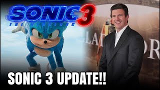 NEW Sonic Movie 3 UPDATE amp PROMO JEFF FOWLER INTERVIEW [upl. by Naghem749]