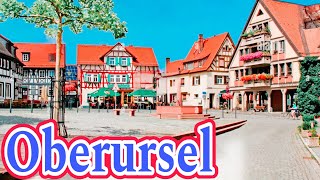 Oberursel City Germany 🇩🇪 Walking tour 4k video [upl. by Norramic]