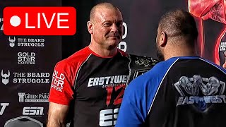 DEVON LARRATT vs LEVAN SAGINASHVILI  EAST VS WEST 12 LIVE [upl. by Nowad]