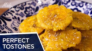 Perfect Tostones  Chef Zee Tips  Cooking Tips  Made To Order  A La Orden [upl. by Idnim]