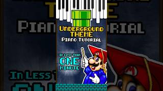 Learn the Super Mario Underground Theme in 1 Minute Part 1 [upl. by Hodgkinson]