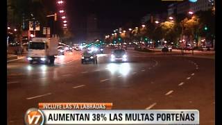 Visión Siete CABA Aumentan 38 las multas porteñas [upl. by Seek]