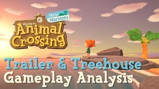 Animal Crossing  New Horizons  Trailer amp Treehouse Gameplay Analysis [upl. by Luckin]