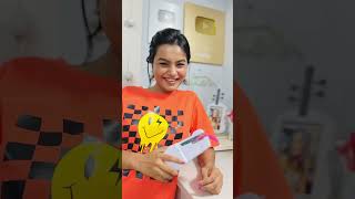 Unboxing Mini Sewing Machine😱 crafteraditi youtubepartner shorts unboxing ASMR CrafterAditi [upl. by Saville]