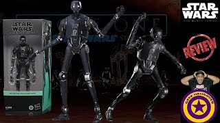 Star Wars Black Series Rogue One K 2SO Action Figure Unboxing amp Review [upl. by Tutt954]