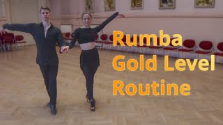 Rumba Gold Level Choreography  Rope Spinning Hand to Hand [upl. by Sutit518]