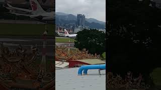 中國南方航空airbus330降落 松山機場 airplane 飛機 航空 客機 airbus320 airbus321 飛機巷 [upl. by Irtimid]