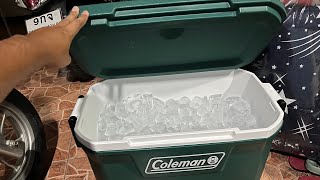 รีวิว Coleman Cooler 52QT เทสแช่น้ำแข็งได้ 2 วันเต็มๆ [upl. by Eecrad131]