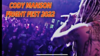 Cody Manson Live  Fright FestAttack of the Ninjas 2022 Recap Shot by Dantroit [upl. by Janella]