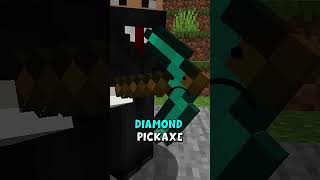 How long to break a Netherite Pickaxe 🤔 Minecraft shorts [upl. by Pinter]