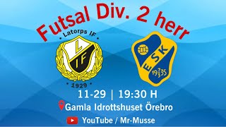 Latorps IF amp Ervalla SK  Futsal Div2 Herr  Sweden Örebro  20241129  34 [upl. by Ahseinaj456]