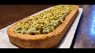 CROSTATA AL PISTACCHIO E GOCCE DI CIOCCOLATO stupirete i vostri ospiti con videoricetteinsieme [upl. by Ayrb]