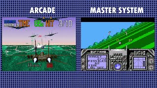 Arcade Vs Master System  GLOC Air Battle [upl. by Endora848]