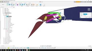 simplified double slotted flaps kinematics [upl. by Thordia]