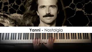 Yanni  Nostalgia Piano Cover  Dedication 557 [upl. by Ertha]