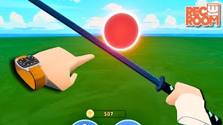 Blade Ball in VR  Rec Room [upl. by Aneras945]