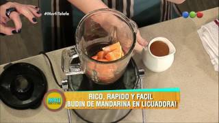 Receta Budín de mandarina en licuadora  Morfi [upl. by Idur]