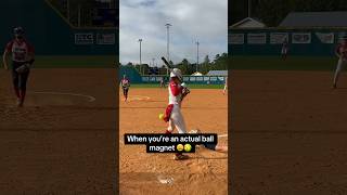 3 times in 4 games 😩🥎 softball hit magnet shorts [upl. by Letizia]