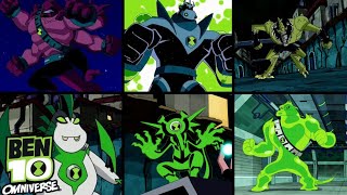 BEN 10000 OMNIVERSE ALL TRANSFORMATIONS [upl. by Breech]