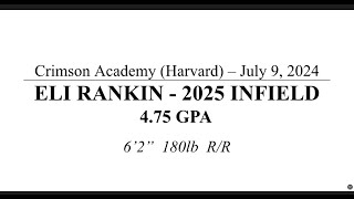 Eli Rankin 2025 INF  Harvard Camp July 9 2024 [upl. by Shama]