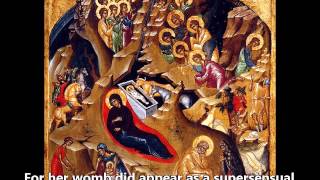 Troparion for the Prefeast of the Nativity [upl. by Adele]