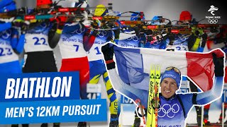 Biathlon  Mens 125km Pursuit  Full Replay  Beijing2022 [upl. by Chubb]