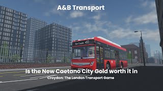 Should you buy the Caentano City Gold  Croydon The London Transport Game [upl. by Orips96]