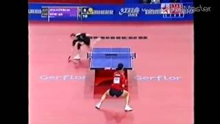 WTTC 2003 Schlager vs Wang Liqin highlight [upl. by Ahsyia]