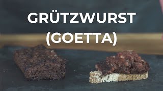 Homemade Goetta Grützwurst  Traditional amp delicious [upl. by Esinal45]