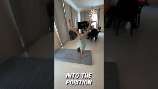 New gymnastics assignment cartwheel bridge and roll back [upl. by Imoan555]