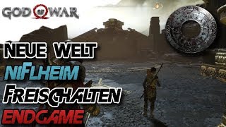 God of War 4  Neue Welt Niflheim freischalten Endgame 4 Chiffren Fundort  God of War [upl. by Sokram]