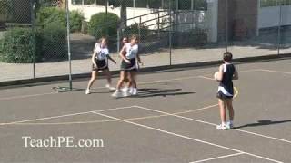 Netball Defence Circle Defence with Communication [upl. by Forest]