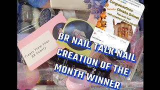 Nail Mail from BlueRoseNails  Nail creation of the month September WINNER [upl. by Benildas]