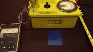 Victoreen CDV7006B Geiger Counter Check Source Rad Survey [upl. by Fontes975]