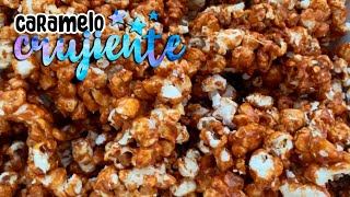 🍿 Cómo hacer PALOMITAS de CARAMELO en CASA como en el CINE Recetas FÁCILES y ECONÓMICAS de POSTRES [upl. by Varhol]