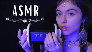 ASMR  3dio whispers ear massage mouth sounds ear eating spoolie meditation music [upl. by Rausch871]