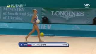 130828세계선수권 대회종목별 결선17 쿠드랍체바볼 Yana Kudryavtseva ball [upl. by Pacorro]