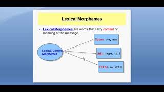 Lesson 4  Lexical Morphemes and Functional  Grammatical Morphemes [upl. by Lukas798]