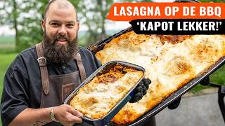 De lekkerste Lasagna maak je zelf 🇮🇹  BBQ Recept [upl. by Tri144]