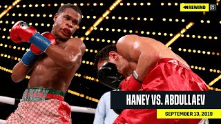 FULL FIGHT  Devin Haney vs Zaur Abduallev DAZN REWIND [upl. by Alyse]