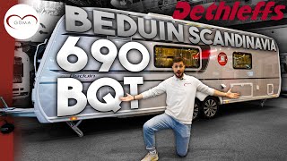 Dethleffs Beduin Scandinavia 690 BQT ❗  75000 EURO TinyHouse auf Rädern 🔥  CMT 2023  GÜMA TV [upl. by Eniliuqcaj]