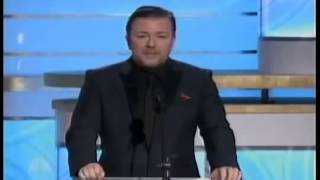 Ricky Gervais at the 2010 Golden Globes [upl. by Humfrey438]