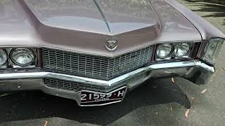 1969 Cadillac Eldorado in Wisteria with white interior [upl. by Sheela]