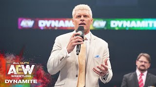 AEW DYNAMITE EPISODE 6 THE ANNOUNCEMENT EXTENDED CUT [upl. by Alliuqet13]