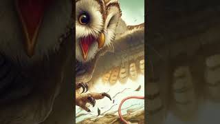 The owl chases the farmers riceeating miceshortsvideo owlanimals [upl. by Aikam]