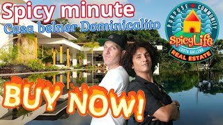 LUXURY HOME FOR SALE COSTA RICA 🇨🇷 PLAYA DOMINICALITO BAY INFINITE OCEAN amp SUNSET VIEW 🌅 [upl. by Belter]