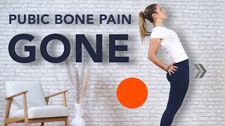 Pubic Bone Pain Relief Exercises  Quick and Easy [upl. by Nitsugua869]