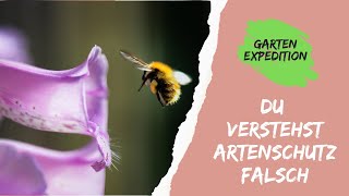 Du verstehst Artenschutz falsch  Gartenexpedition naturgarten [upl. by Zetrauq]