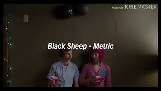 Black Sheep  Metric Lyrics [upl. by Donni]