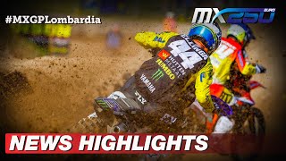 News Highlights Race 2  EMX250  MXGP of Lombardia 2022 MXGP Motocross [upl. by Ellenaej]